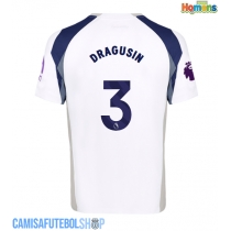Camisa de time de futebol Tottenham Hotspur Radu Dragusin #3 Replicas 1º Equipamento 2025-26 Manga Curta